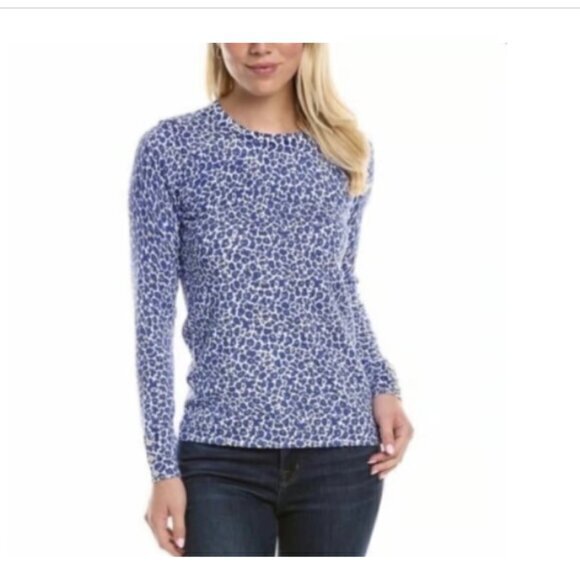 J. McLaughlin Sweaters - J. McLaughlin Lenny Sweater Blue Yellow White Light Sweater Size Large